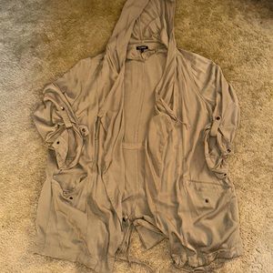 Torrid Beige Cargo Jacket w/ Hood
